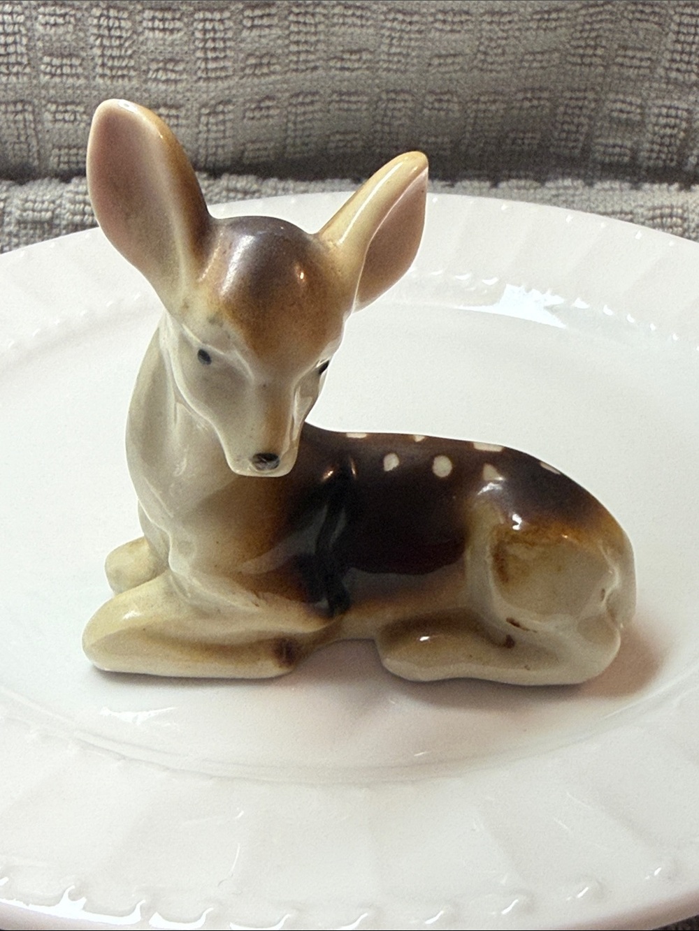 Vintage Pico Ceramic Fawn Figurine. Rare made in Japan